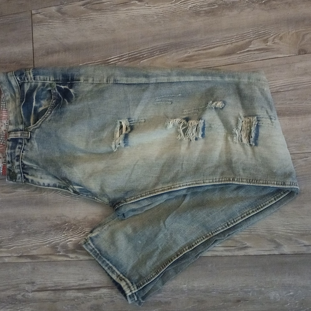 Blue Denim Wash Jeans